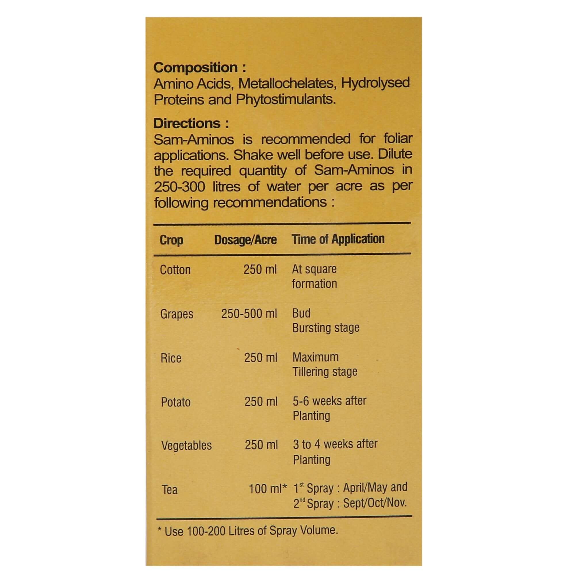 Buy Sam Aminos Online - Agritell.com